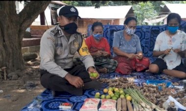 Bhabinkamtibmas-Polsek-Ende-Ajarkan-Warga-Buat-Minuman-Herbal-Demi-Tangkal-Virus-Corona