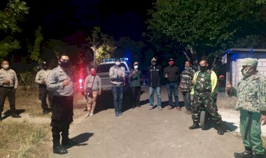 Personrl-Polsek-Alak-Bersama-Tim-Satgas-Percepatan-Penanganan-Covid-19-dari-Kelurahan-Manutapen-Berikan-Imbauan-cegah-Virus-Corona