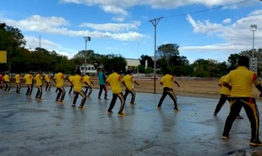 Jaga-Kebugaran-di-Tengah-Covid-19,-Personil-Polres-Belu-Ikut-Tes-Kesamaptaan-Jasmani-dan-Bela-Diri-Polri