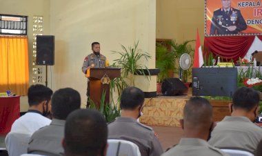 Cek-Pemberlakuan-New-Normal,-Kapolda-NTT-Beri-Arahan-Personel-Polres-Manggarai-Barat