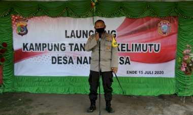 Kapolres-Ende-Launching-Kampung-Tangguh-Kelimutu-di-Desa-Nanganesa