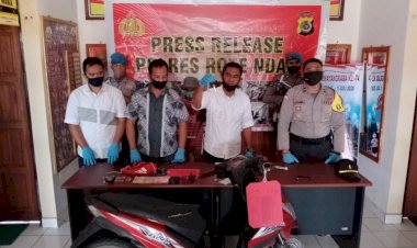 Polres-Rote-Ndao-Gelar-Press-Release,-Ungkap-Pelaku-Curanmor