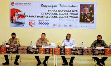 Pantau-Langsung-Kesiapan-Pilkada-2020,-Kapolda-NTT-Kunjungi-KPUD-Sumba-Timur