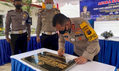 Di-HUT-Lantas-Bhayangkara-ke-65,-Kapolda-NTT-Resmikan-Gedung-Fasmat-SBST-Ditlantas-Polda-NTT