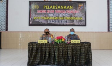 Polres-EndeTerima-Kunjungan-Tim-Wasrik-Tahap-II-Itwasda-Polda-NTT