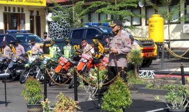 Polres-Flotim-Laksanakan-Gelar-Pasukan-Tanggap-Bencana-Alam-2020