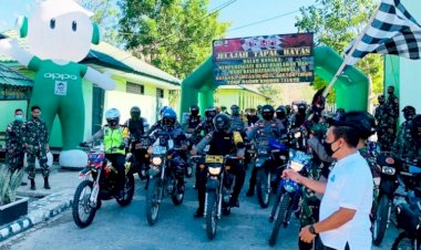 Kapolres-Belu-Bareng-Dandim-dan-Dansatgas,-Pimpin-Patroli-Jelajah-Tapal-Batas-RI-RDTL