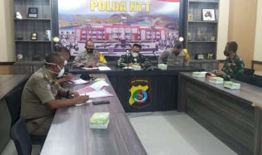 TNI-Polri-dan-Satpol-PP-Menggelar-Rapat-Penegakan-Hukum-Ops-Yustisi-Covid-19-di-Mapolda-NTT