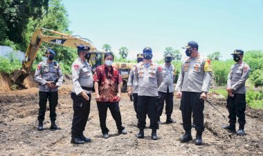 Kunjungi-Manggarai-Barat,-Kapolda-NTT-Tinjau-Pembangunan-Asrama-Brimob-Kompi-4-Labuan-Bajo