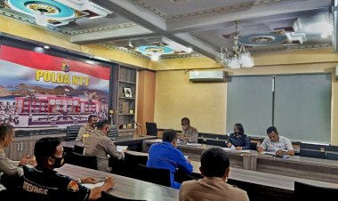 Wakapolda-NTT-Ikuti-Rapat-Pembahasan Program-Prioritas-Kapolri-Secara-Virtual