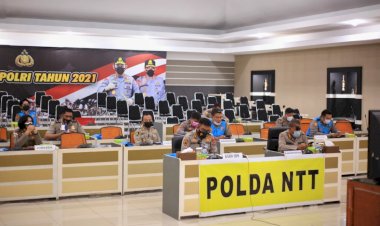 Kesiapan-Pelaksanaan-Penerimaan-Terpadu-Anggota-Polri-T.A.-2021,-Biro-SDM-Polda-NTT-Gelar-rapat-Bersama-As-SDM-Kapolri