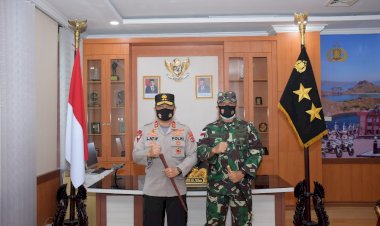 Kapolda-NTT-Sambut-Hangat-Kunjungan-Danrem161/-WS-Kupang-di-Mapolda-NTT