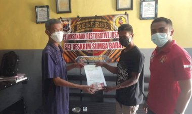 Damaikan-2-Pihak-Bertikai,-Kapolres-Sumba-Barat-Terapkan-Restorative-Justice