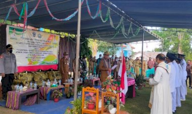 Personil-Jajaran-Polda-NTT-Terapkan-Prokes-Saat-Amankan-Pelantikan-Kades-di-Dua-Kecamatan