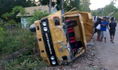 Laka-Lantas-di-Wilkum-TTS,-Kabidhumas-Polda-NTT:-Pengemudi-Dump-Truk-Sudah-Diamankan