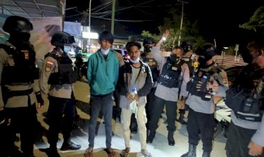 Ditsamapta-Polda-NTT-Giatkan-Patroli-Cegah-Premanisme-dan-Peredaran-Covid-19