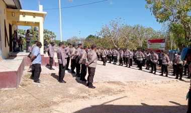Pelepasan-BKO-Polda-NTT,-Kapolres-Sabu-Raijua-:-Terima-Kasih,-Jaga-Kesehatan-dan-Patuhi-Prokes