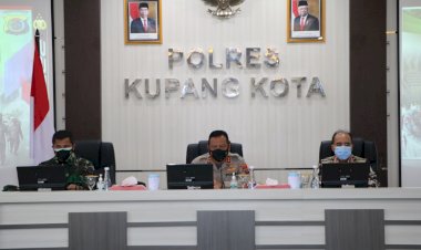 Pantau-Kesiapan-PPKM-Level-IV,-Kapolda-NTT-Tatap-Muka-dengan-Forkopimda-Kota-Kupang
