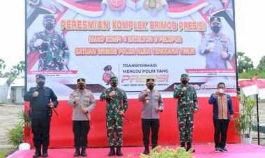 Bupati-Manggarai-Barat-:-Peresmian-Komplek-Brimob-Presisi-Kompi-4-Batalyon-B-oleh-Pucuk-pimpinan-TNI-dan-Polri-Adalah-Peristiwa-Luar-Biasa