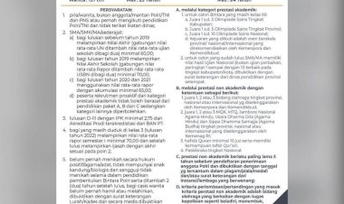 Pembukaan-Tes-Bintara-Polri-Melalui-Talent-Scouting-Prestasi-Akademik-&-Prestasi-Non-Akademik,-Simak-Persyaratannya