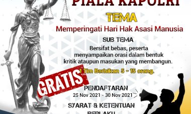 Perebutkan-Piala-Kapolri,-Polda-NTT-Buka-Pendaftaran-Lomba-Orasi-Unjuk-Rasa-2021