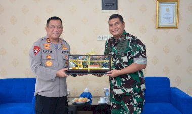 Jelang-Akhir-Tugas-di-NTT,-Kapolda-NTT-Kunjungi-Danlanud-El-Tari-Kupang