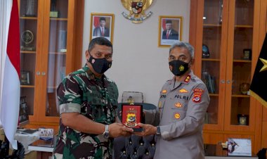 Akhir-Tugas-di-NTT,-Danlanud-Eltari-Kupang-Silaturahmi-dan-Pamit-Kepada-Kapolda-NTT