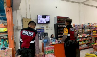 Upaya-Cegah-Penyebaran-Covid-19-dan-Cipta-Rasa-Aman,-Personel-Turjawali-Ditsamapta-Polda-NTT-Terus-Lakukan-Patroli