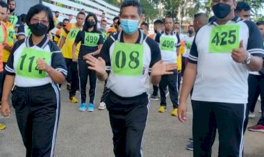 Hari-Terakhir,-Lima-Satker-Polda-NTT-Tingkatkan-Kemampuan-Fisik-Dengan-Ikut-TKJ-Semester-I-Tahun-2022