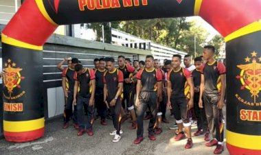 Tingkatkan-Kesehatan-dan-Kebugaran-Personel,-Satbrimobda-NTT-Gelar-Tes-Kesamaptaan-Jasmani-Berkala