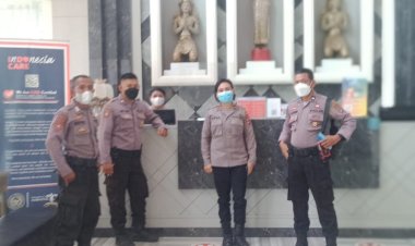 Pastikan-Prokes-Berjalan-Dengan-Baik,-Personel-Ditpamobvit-Polda-NTT-Lakukan-Patroli-ke-Sejumlah-Hotel-di-Kota-Kupang