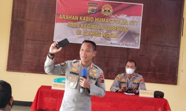 Supervisi-di-Polres-Ngada -Kabidhumas-Polda-NTT-Ajak-Anggota-Menjadi-Agen-Humas-Bagi-Institusi