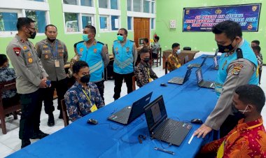 Wakapolda-NTT-pantau-ribuan-casis-bintara-ikut-tes-psikologi