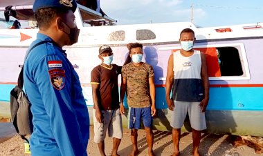 Jaga-Ekosistem-Biota-Laut,-Personel-Ditpolairud-Polda-NTT-Beri-Imbauan-Humanis-kepada-Masyarakat-Pesisir