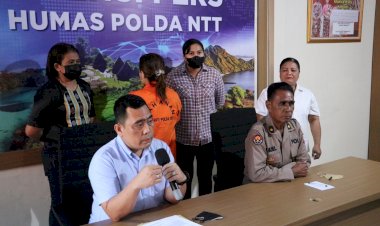 Konferensi-Pers-Kasus-Penkase,-Dirreskrimum-Polda-NTT-:-Hari-Ini-Kami-Tahap-I-Berkas-Perkara-Tersangka-Ira-Ua-ke-Kejaksaan