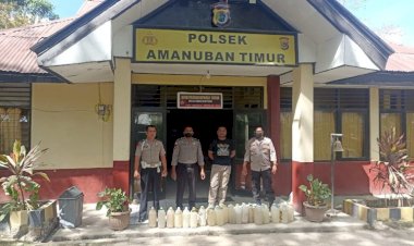 Sejumlah-Minumas-keras-Diamankan-Polsek-Amanuban-Timur