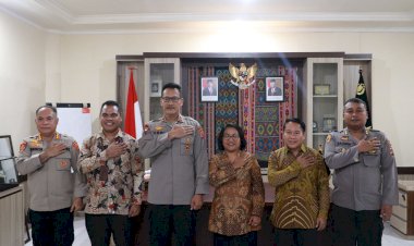 Dukung-Pelaksanaan-Tugas,-Wakapolda-Sambut-Kunjungan-Silaturahmi-Kepala-BPS-Provinsi-NTT