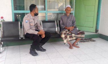 Sambang-ke-Tokoh-Agama,-Kanit-Bintibsos-Sampaikan-Pesan-Kamtibmas