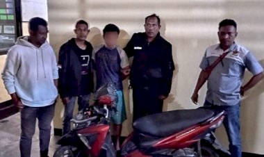 Polsek-Wolowaru-Berhasil-Amankan-Pelaku-Curanmor-Yang-Terjadi-di-Desa-Nakambara