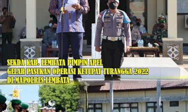 Sekda-Kabupaten-Lembata-Pimpin-Apel-Gelar-Pasukan-Ops-Ketupat-Turangga-2022.