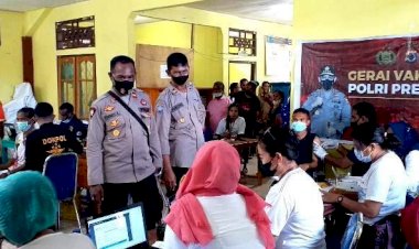 Percepatan-Vaksinasi,-Polres-Flotim-Kembali-Dirikan-Gerai-Vaksin-di-Wulanggitang