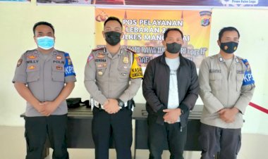 Pos-Pengamanan-Lebaran-2022-Bandara-Frans-Sales-Lega-Tetap-Dijaga-Sampai-Hari-Ini