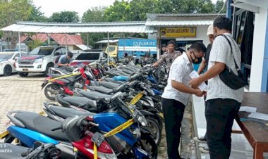 Satlantas-Polres-Mabar-Limpahkan-Kasus-Motor-Bodong-kepada-Satreskrim