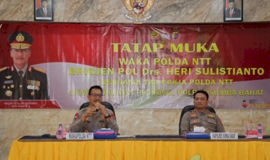 Supervisi-di-Polres-Sumba-Barat,-Wakapolda-NTT-Pesan-Jaga-Nama-Baik-Institusi-Polri