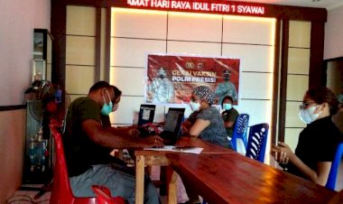 Gencarkan-Vaksinasi,-Polres-Flotim-Terus-Membuka-Gerai-Vaksin-Polri-Presisi