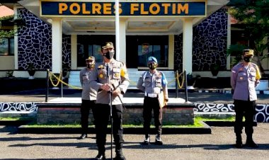 Pimpin-Apel-Pagi,-Kapolres-Flotim-:-Jangan-Apatis-dan-Cuek-Terhadap-Pelanggaran