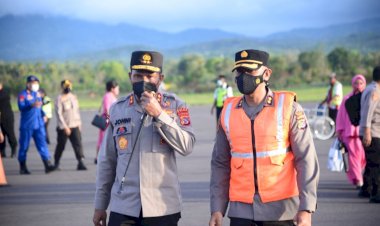 Pantau-Situasi-Kamtibmas,-Kapolda-NTT-bersama-Rombongan-Kunjungi-Kabupaten-Sikka