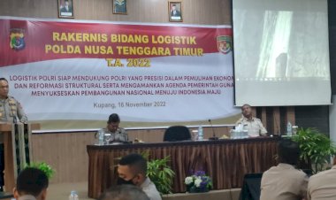 Dukung-Polri-Yang-Presisi-Dalam-Pemulihan-Ekonomi-dan-Reformasi-Struktural,-Birologistik-Polda-NTT-Selenggarakan-Rakernis-Bidang-Log