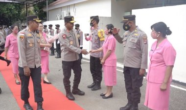 Beri-Motivasi-Kepada-Anggota,-Kapolda-NTT-Kunjungi-Mapolres-Belu