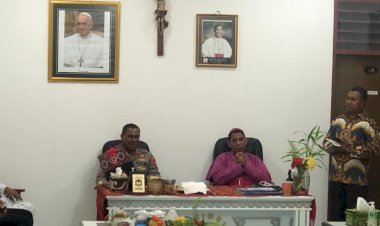 Jalin-Silaturahmi-dengan-Tokoh-Agama,-Kapolda-NTT-Kunjungi-Keuskupan-Atambua